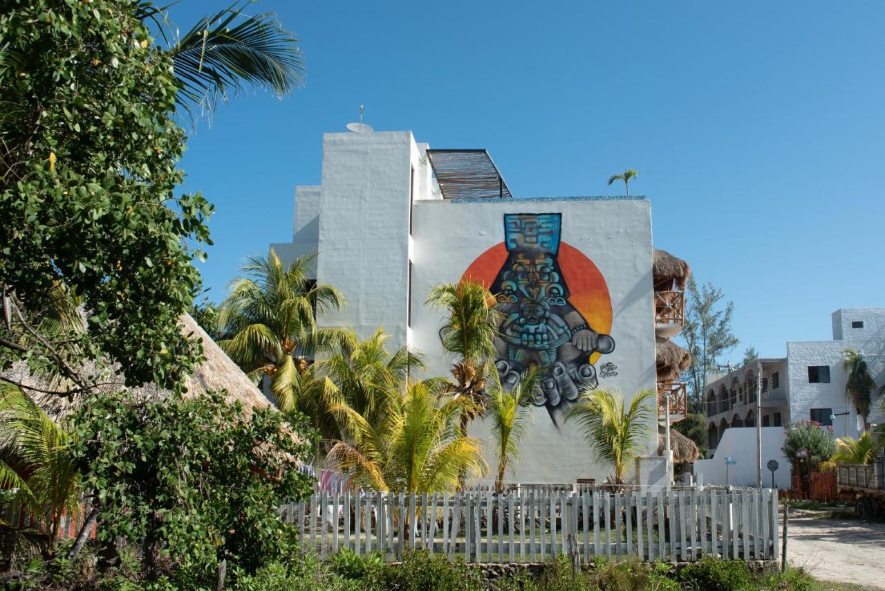 Hotel Mayari Holbox Dış mekan fotoğraf Mural in Tulum