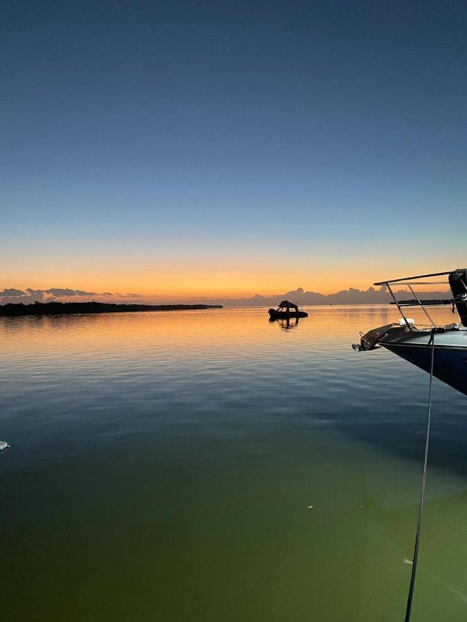 Hotel Mayari Holbox Dış mekan fotoğraf Sunset at the Marina