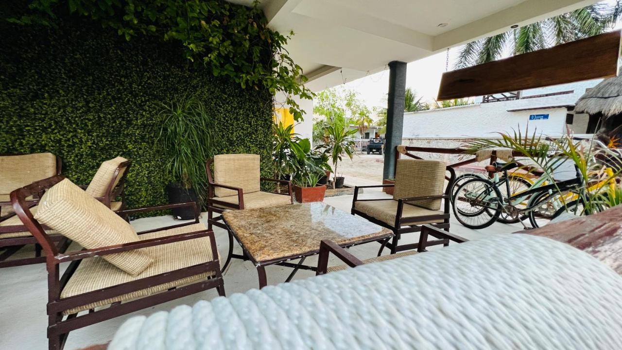 Hotel Mayari Holbox Dış mekan fotoğraf A 3D model of a patio