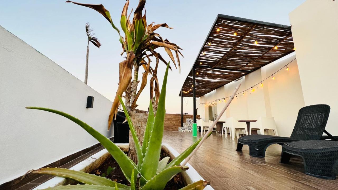Hotel Mayari Holbox Dış mekan fotoğraf Rooftop at the hotel
